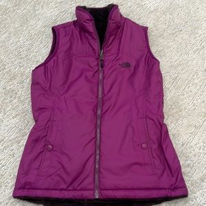 Purple north Face vest